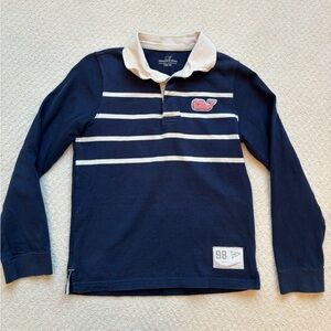 Vineyard Vines Long Sleeve Polo - Size S (8-10)
